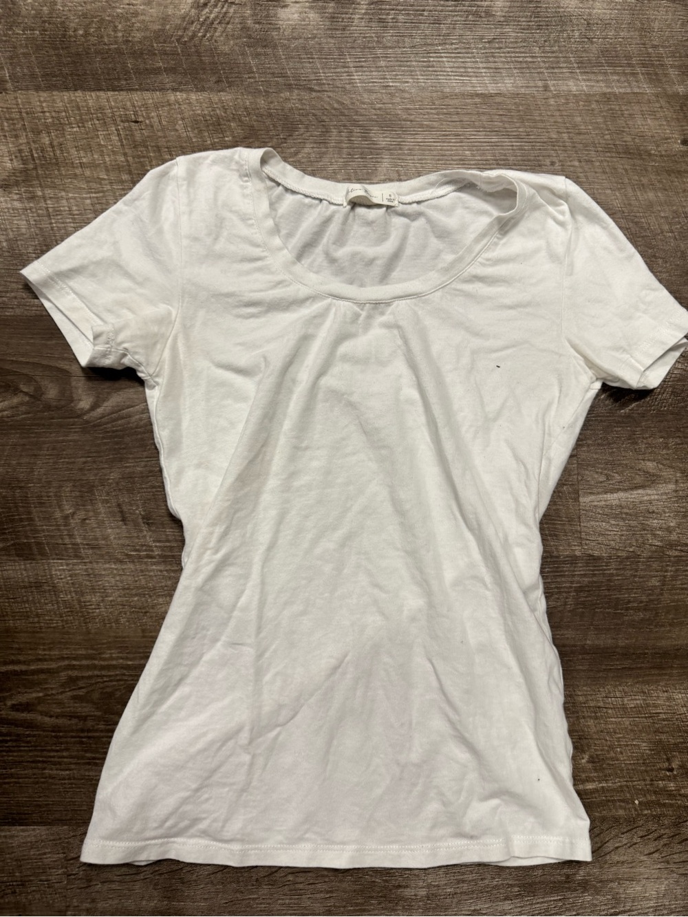 Active Basic White T-Shirt Size Large